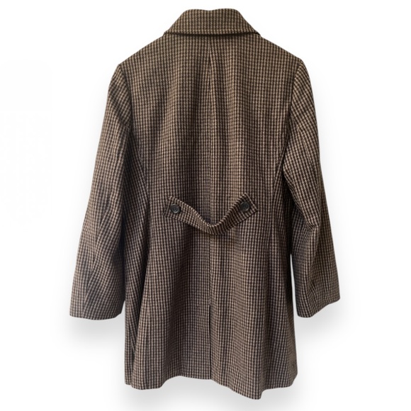 Lands’ End Women's Tweed Wool Car Coat | Women’s Size 14P | Spice Brown | $70.00 - Picture 7 of 9